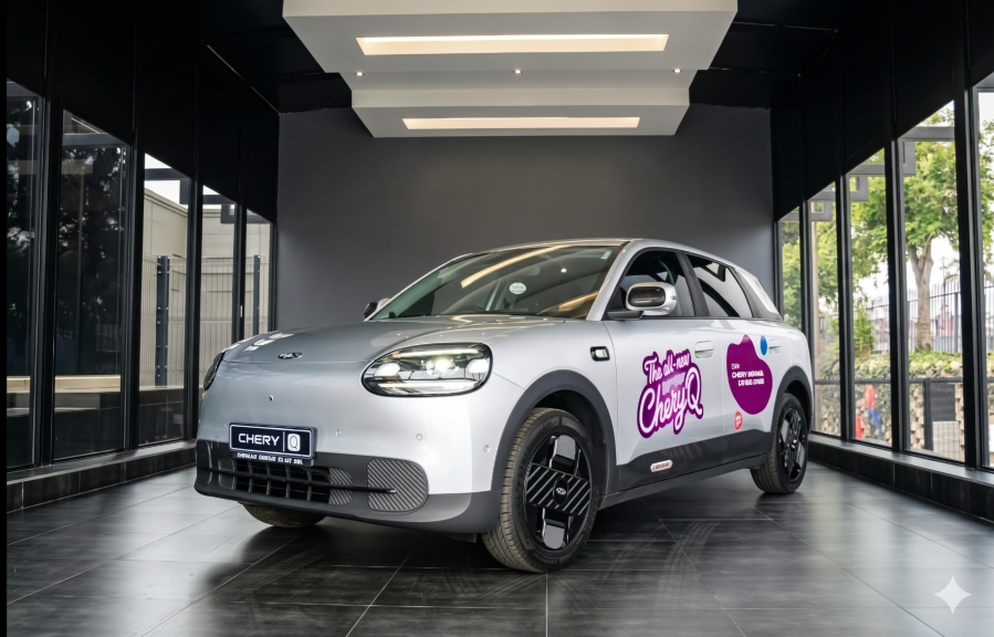 The Chery Q at the showroom.