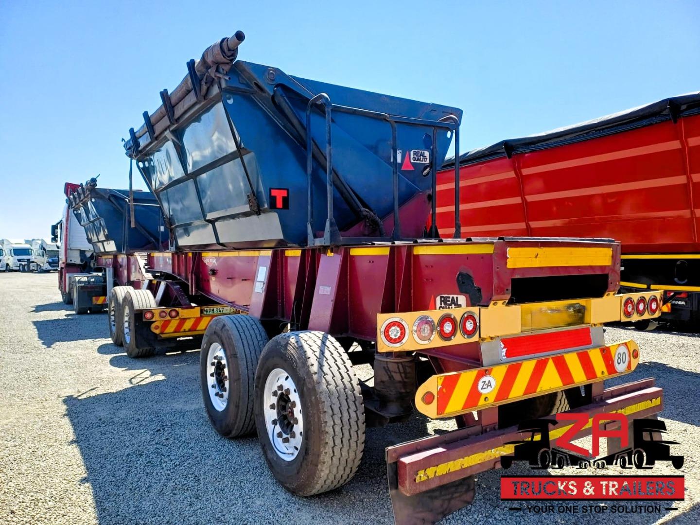TRAILMAX 18 CUBE SIDE TIPPER TRAILER *BARGAIN DEAL! Za Trucks and Trailers