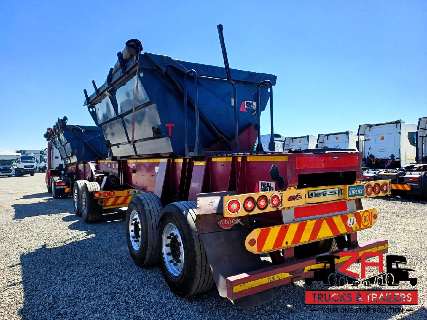 TRAILMAX 18 CUBE SIDE TIPPER TRAILER *BARGAIN DEAL! Za Trucks and Trailers