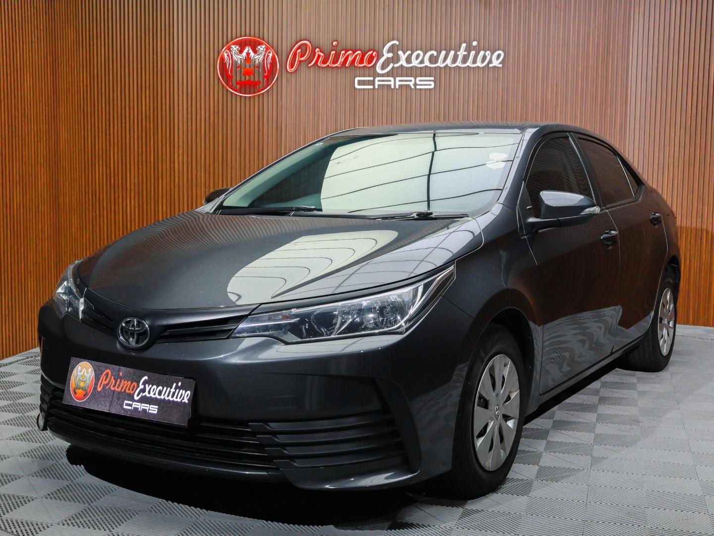Toyota Corolla Quest 1.8 Plus Auto Primo Executive Cars (Pty) Ltd