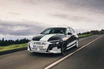 The new Audi A3 - Under wraps, but in the metal!