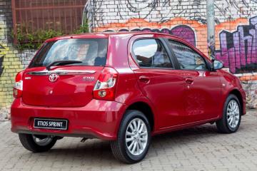 How to top up windscreen washer fluid on a Toyota Etios
