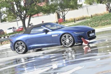 2020 Jaguar F-Type driven, differently